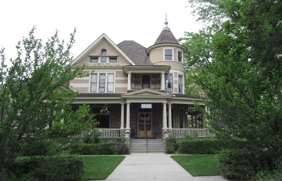 The warden’s house at the Old Idaho Penitentiary, now a museum site