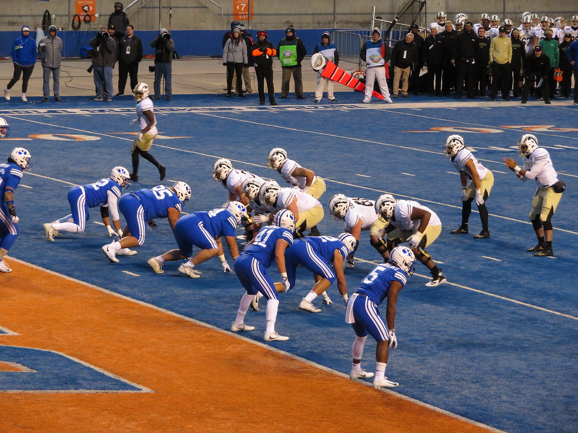 Brigham Young University Cougars , Western Michigan University Broncos , Famous Idaho Potato Bowl, Albertsons Stadium, Boise State University, Boise, Idaho, illustrating What Is Al