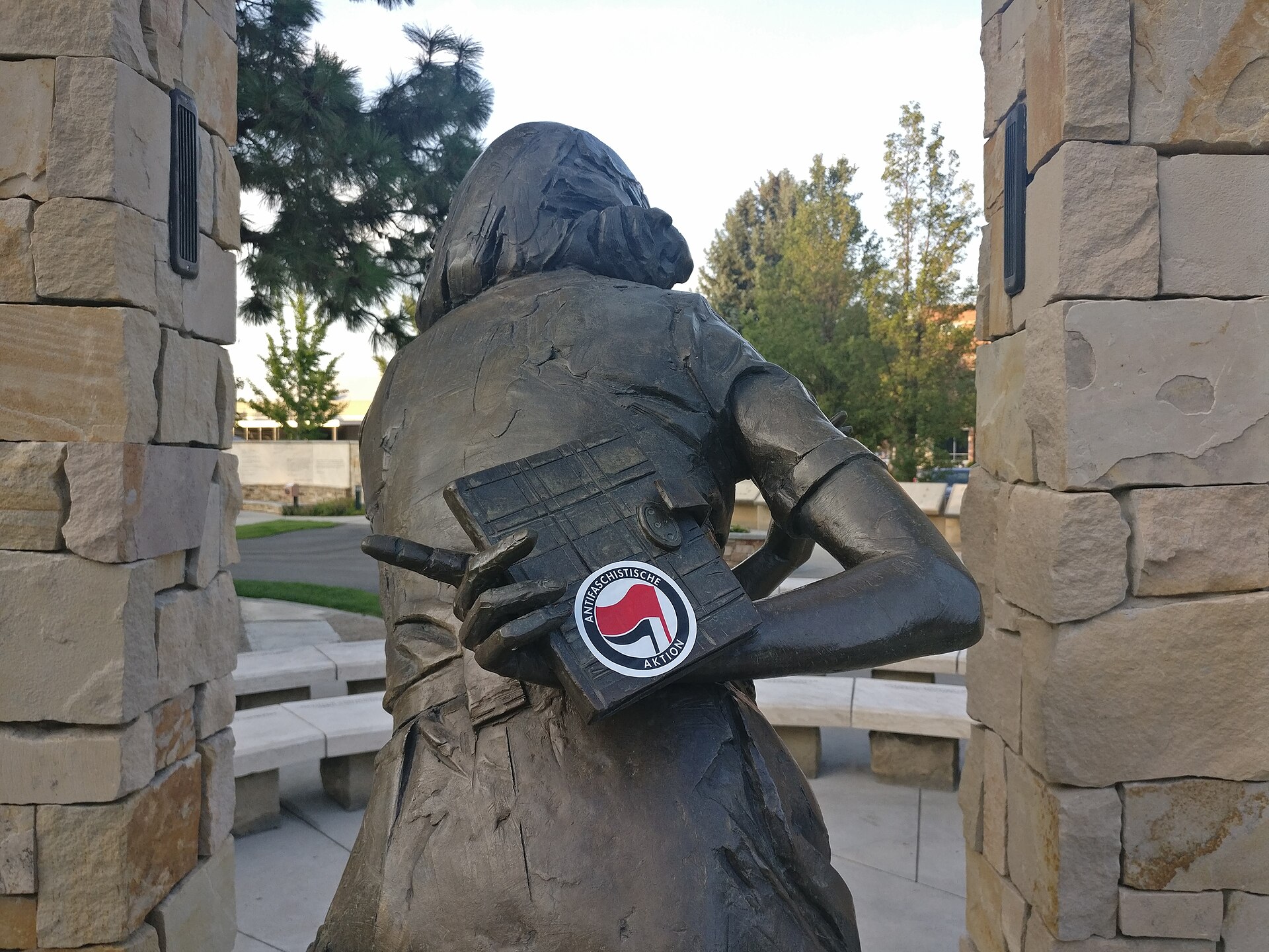 Photograph illustrating What Is the Anne Frank Human Rights Memorial in Boise