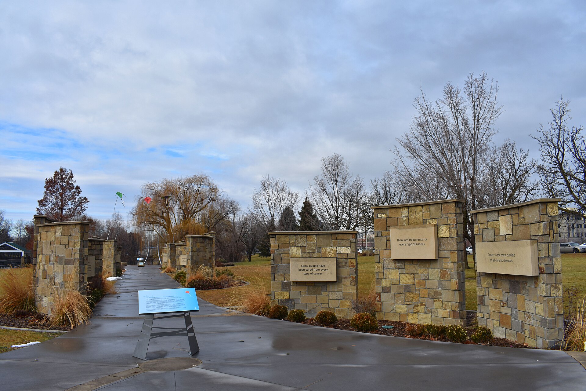 Richard and Annette Bloch Cancer Survivor Plaza (Julia Davis Park), illustrating What Is Bogus Basin, and What Is It Like in Summer