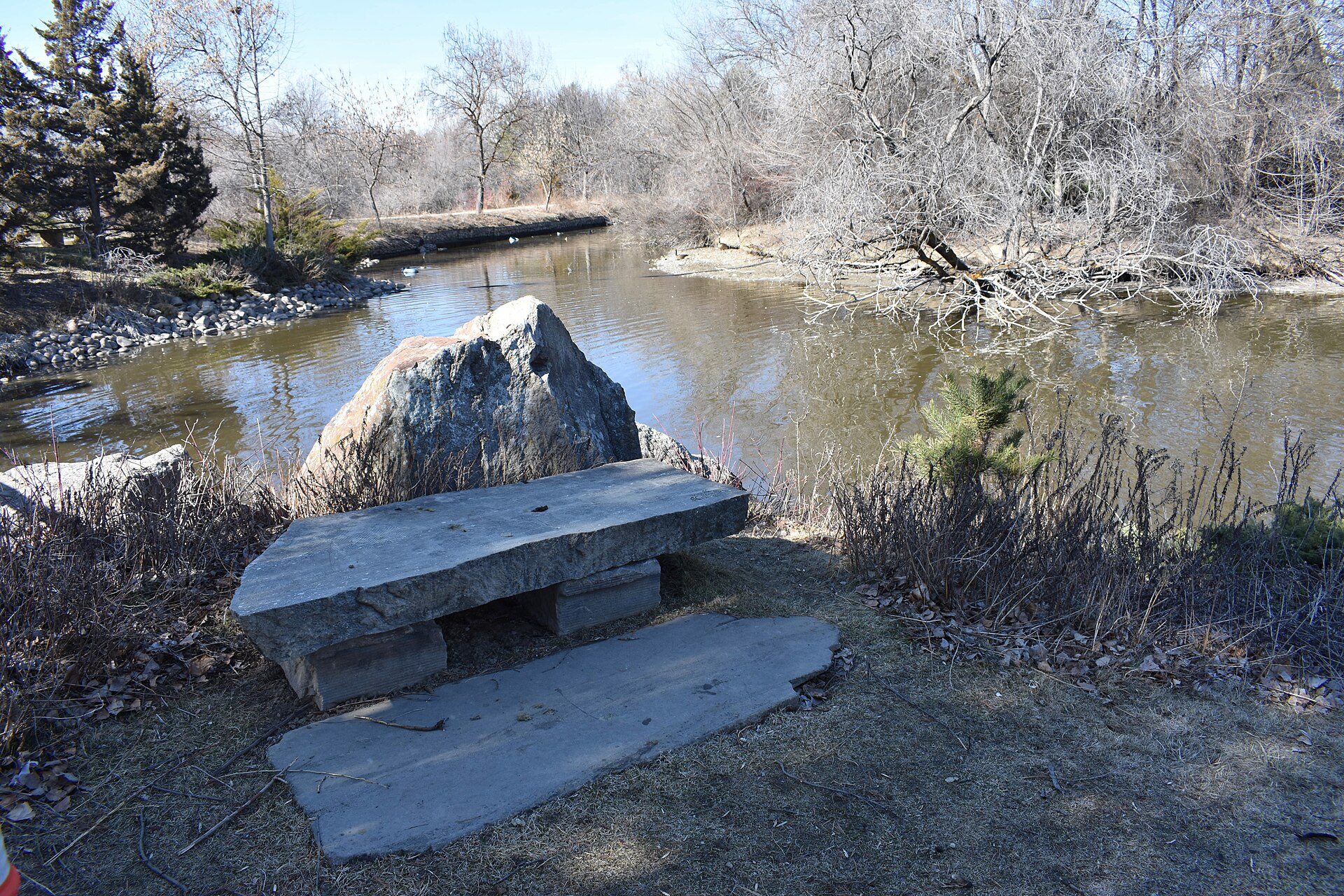 Boise Noon Optimists Bench, Kathryn Albertson Park, illustrating What Is the Boise Bench, and Why Is It Called That