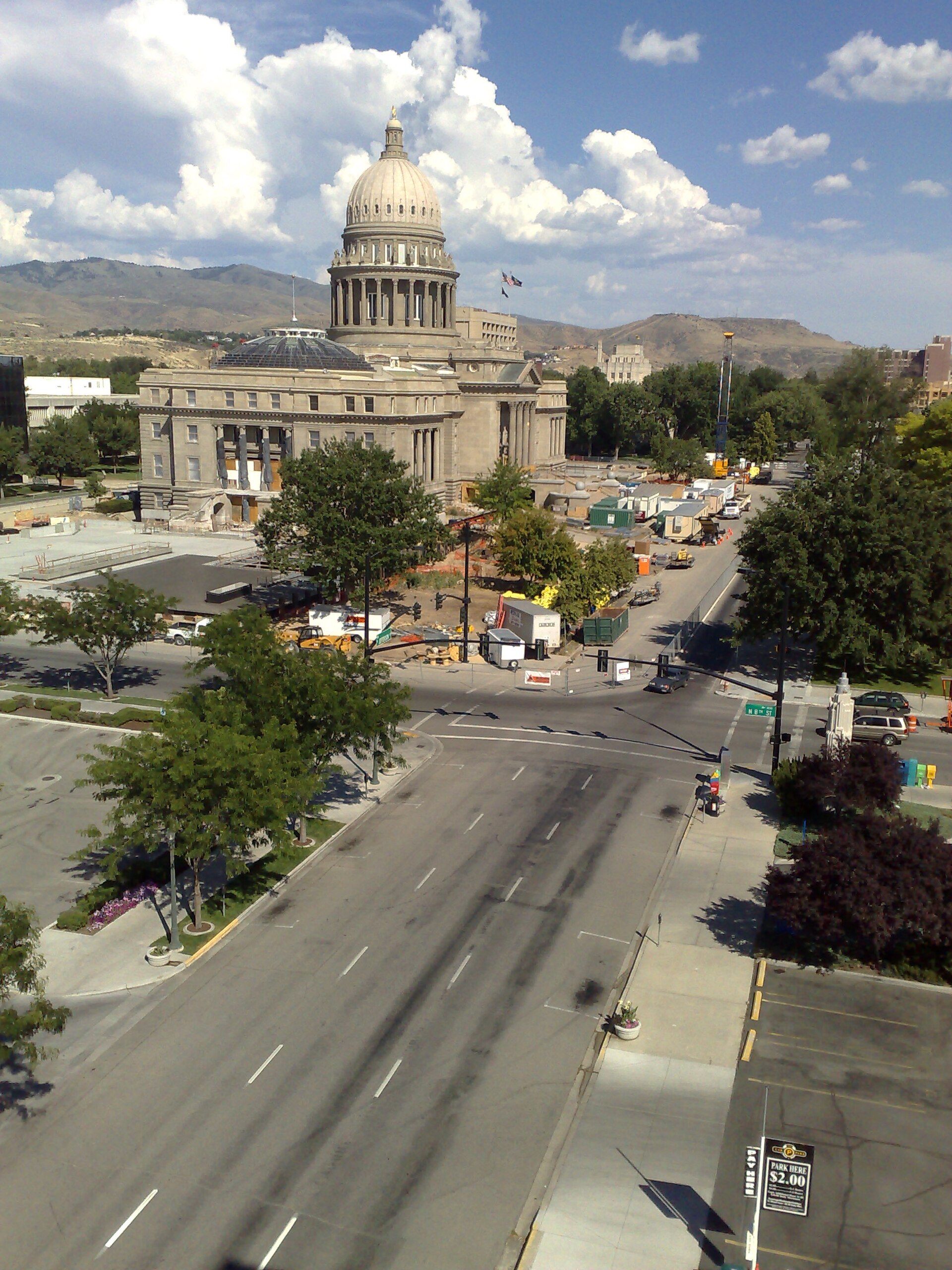 Boise Idaho State Capitol, illustrating What Is Boise City Hall Plaza, and What Happens There