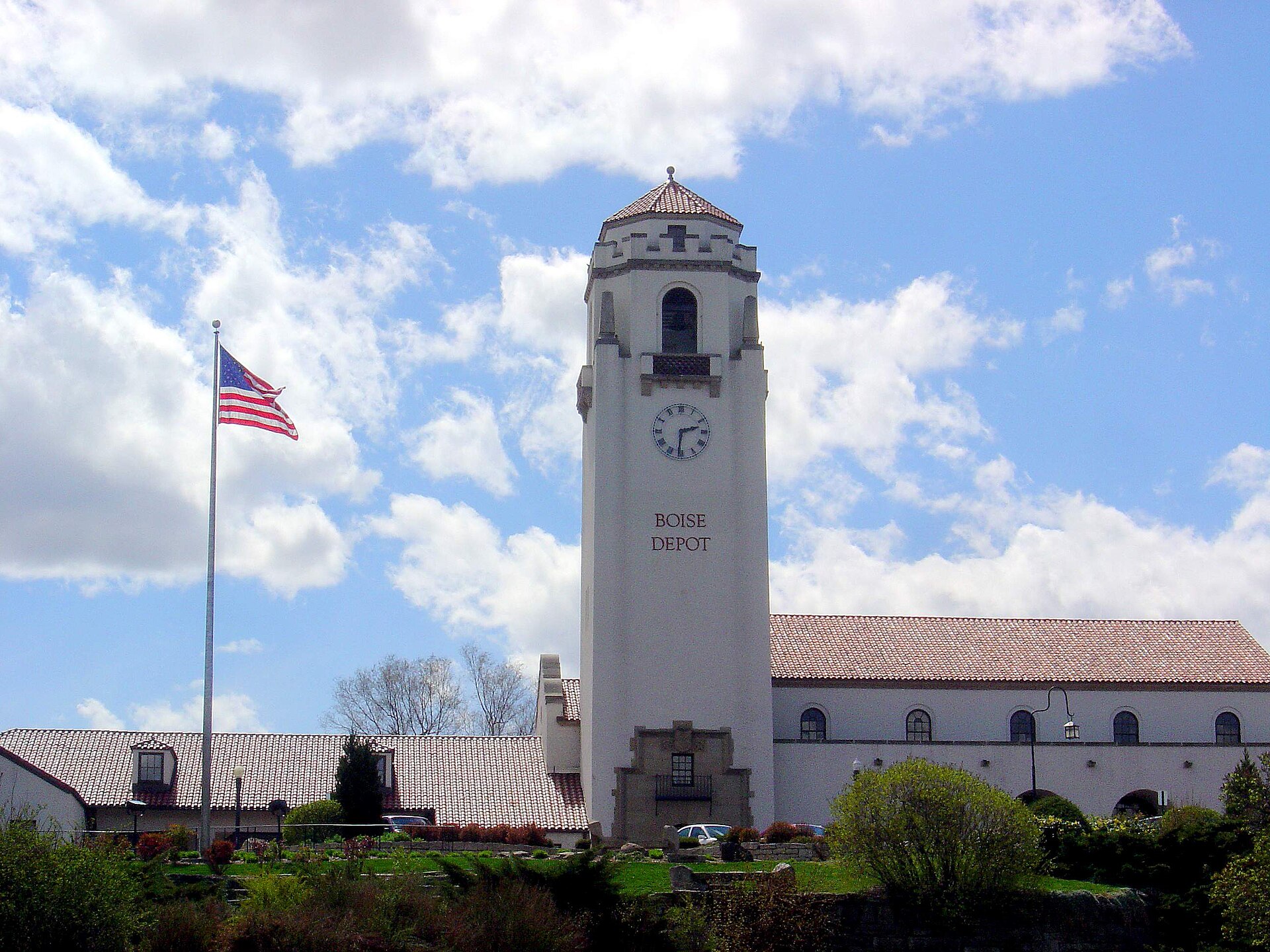 Photograph illustrating What Is the Boise Train Depot and Platt Gardens