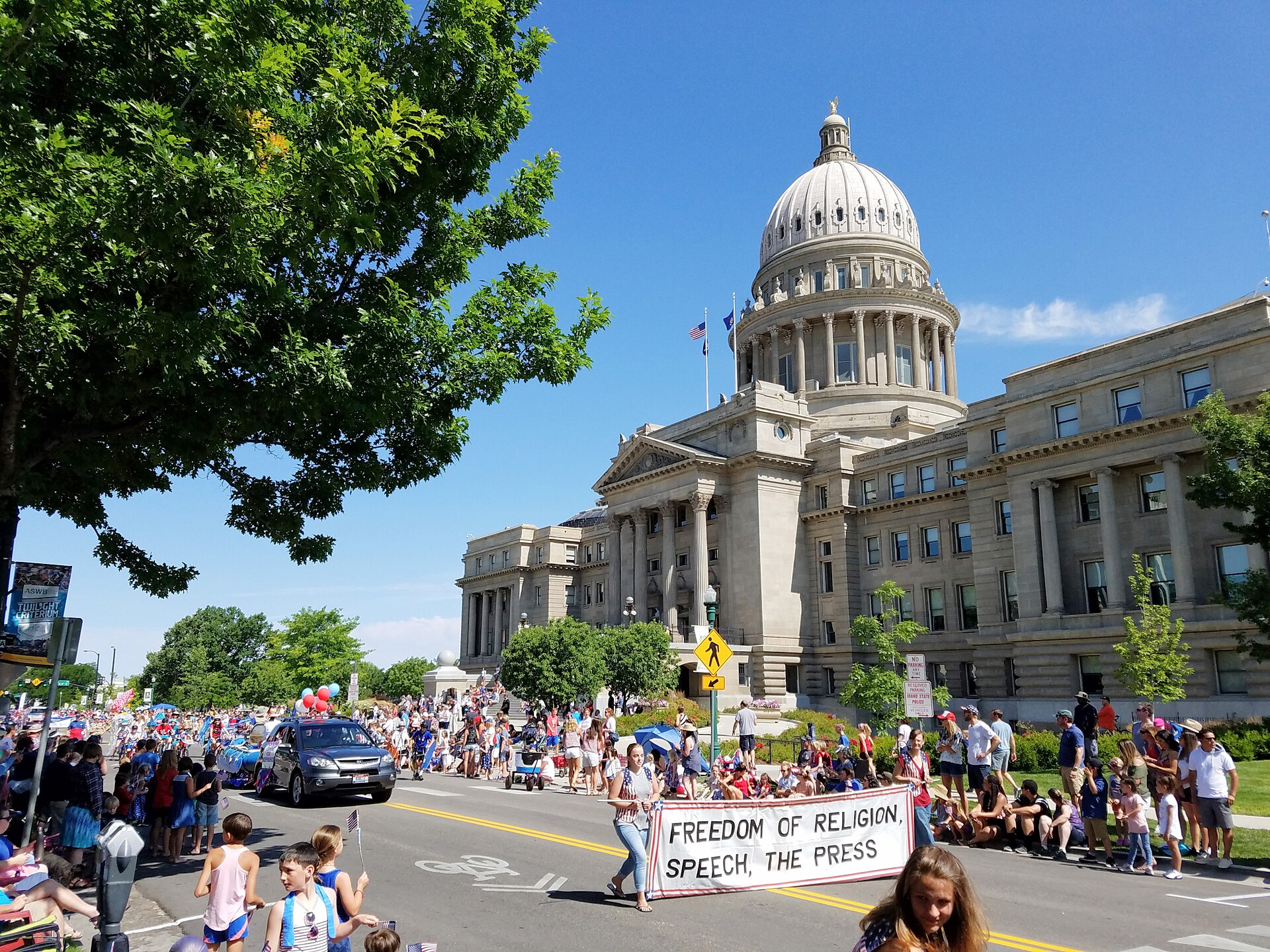 Boise, July 4, illustrating What Is the Cathedral of the Rockies in Boise, Idaho