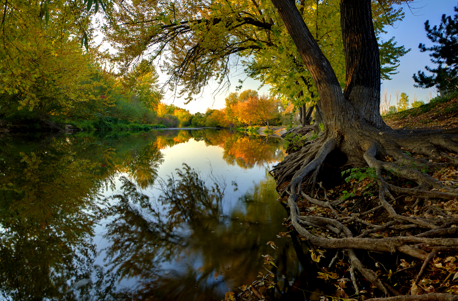 Boise River Autumn, illustrating How Does Boise Handle Snow? A Straight Answer