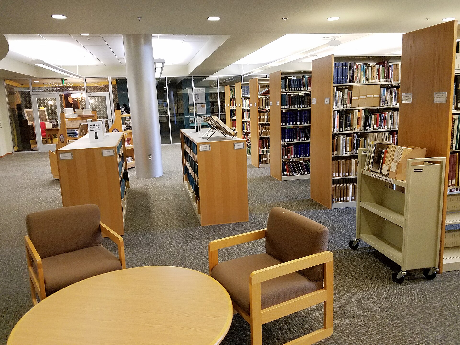 Merle Wells Research Center & Reading Room at the Idaho State Archives, illustrating What Is the Idaho State Archives, and Can You Use It