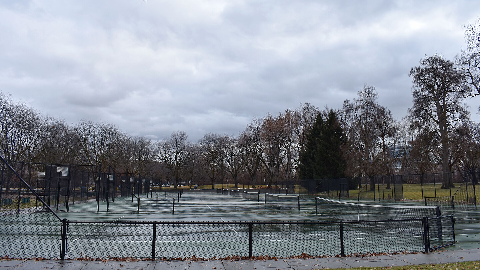 Tennis Courts (Julia Davis Park), illustrating What Is Swan Falls Dam? Boise's Snake River Landmark