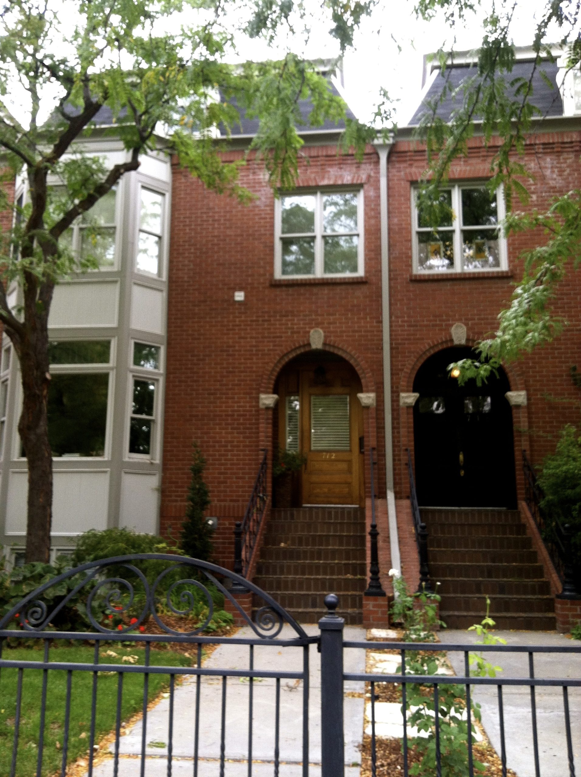 Row Houses on Warm Springs Avenue, Boise, illustrating What Is Warm Springs Avenue, and What Lies Beneath It