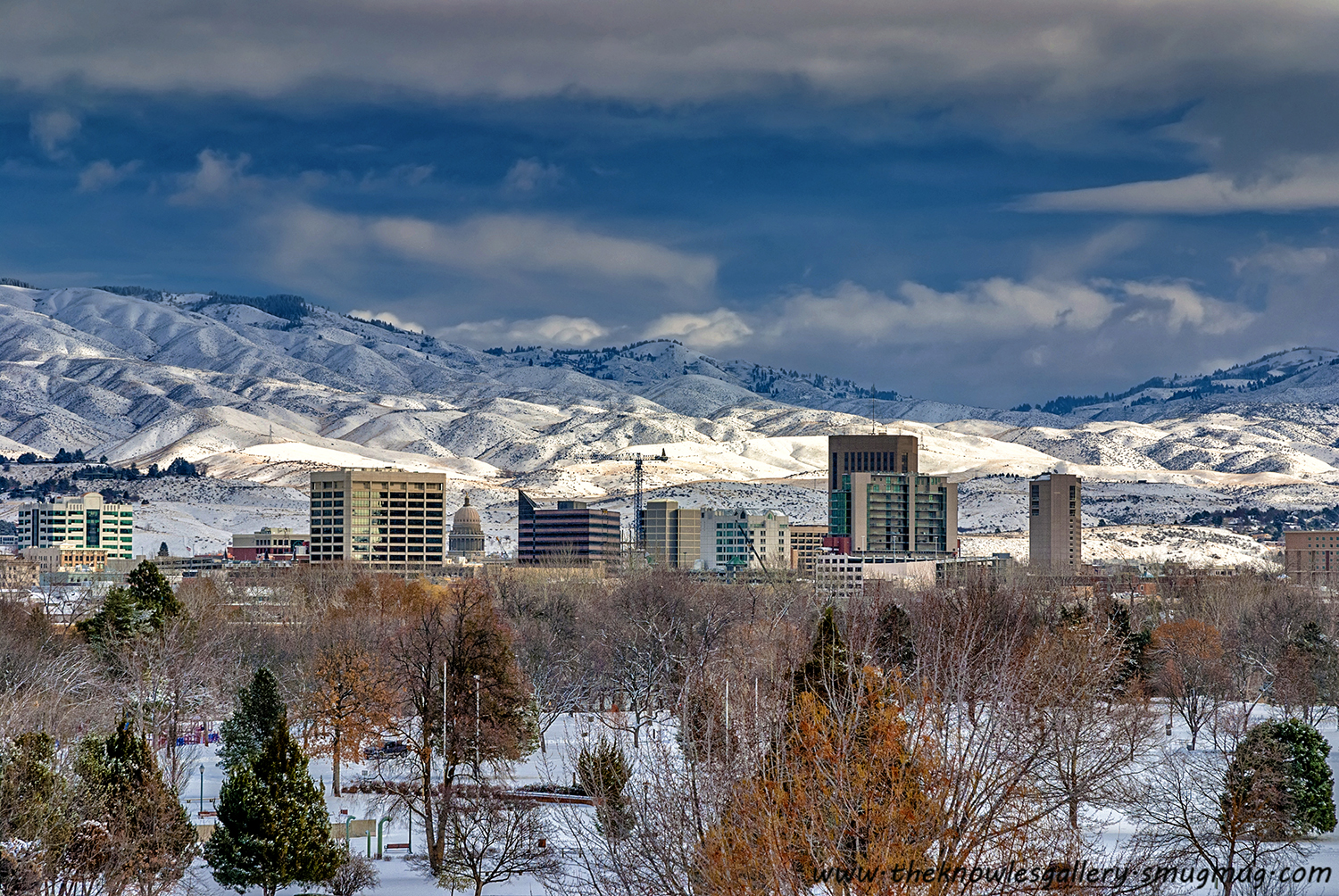 City of Boise Idaho Winter, illustrating What Time Zone Is Boise In, and Why the Confusion